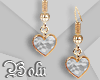 Heart Silver Earrings