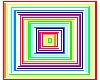 Abstract Rainbow Square