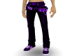 straight purple pants