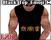 Black Top Emoji Male