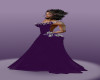 9 Purple jeweled gown