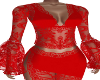 Engra Red Lace Dress