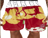 Flower Red GD Shorts
