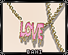 Bl Melted Love Necklace
