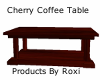 Cherry wood coffe table