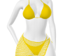 Yellow Crochet Bikini