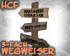 HCF 3-fach Wegweiser