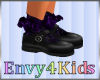 Kids Purple Socks Shoes