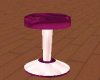 Pink marble stool