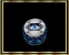 Blue Diamond Dance Rings
