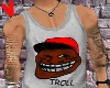 Black Troll face Tee | V