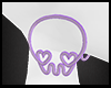 Purple Skull Earrings
