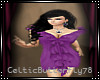 Ruffle Purple Dress
