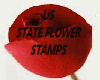 STATE FLOWER STAMPS 3