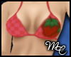 Strawberry Bikini Top