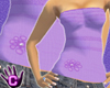 Flower Tube Top~Lilac