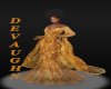 DIVINITY GOLD PRT GOWN