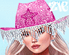 Star Cowgirl Hat Pink