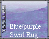 Blue-Purple Swirl Rug