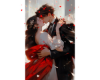 3DRV Anime couple cutout