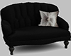 Black Modern Loveseat