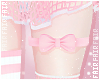 F. Garter Bow Pinku RL