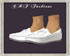 CF* White Loafers