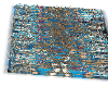 (V) blue and copper rug