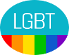 M| LGBT Pride Sticker