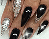 Black diamond Nails