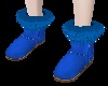 Fur Blue Boots