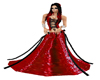 Red Shimmer Gown