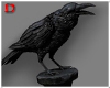 Perched Raven Statue