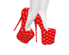 LV Red Stiletto Heels