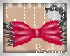 Rach*Red Bow Necklace