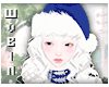 🐁 Blue Santa White