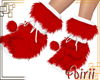 AR!RED WHITE FUR SHOES