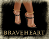 (DBH) black/gold 1 heels