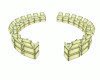 20 Chair Circle Mesh 