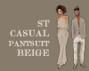 ST CASUAL PANTSUIT BEIGE