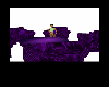 purple table set