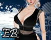 EB! Black Frill Top