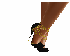 (goto) black/gold shoes