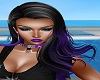 Black and purple long
