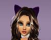 cat ears - purple