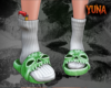 Y| Slipper green Bones