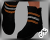 [CK] Black Orange Boots
