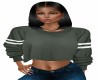 Crop GREEN Tee