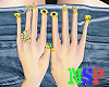 NSP 3D NAILS YELLOW GOLD