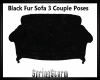 Black Fur Sofa w Poses